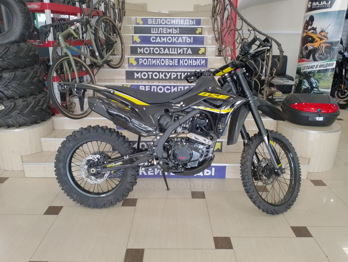 мотоцикл bse z9 yellow metallic