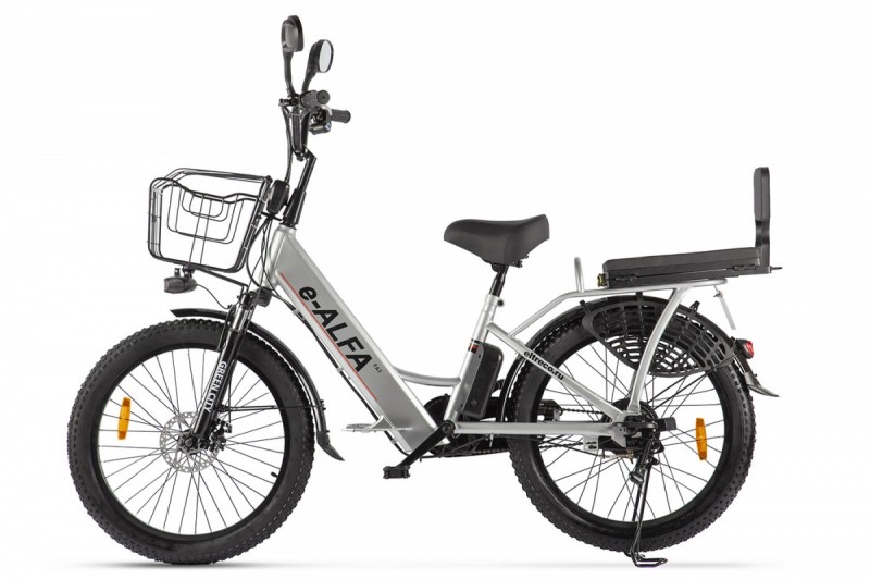 велогибрид eltreco green city e-alfa fat