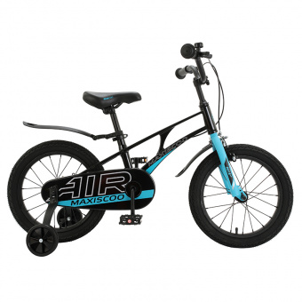 Велосипед детский Maxiscoo Air Стандарт Плюс 16" 2023 Чёрный