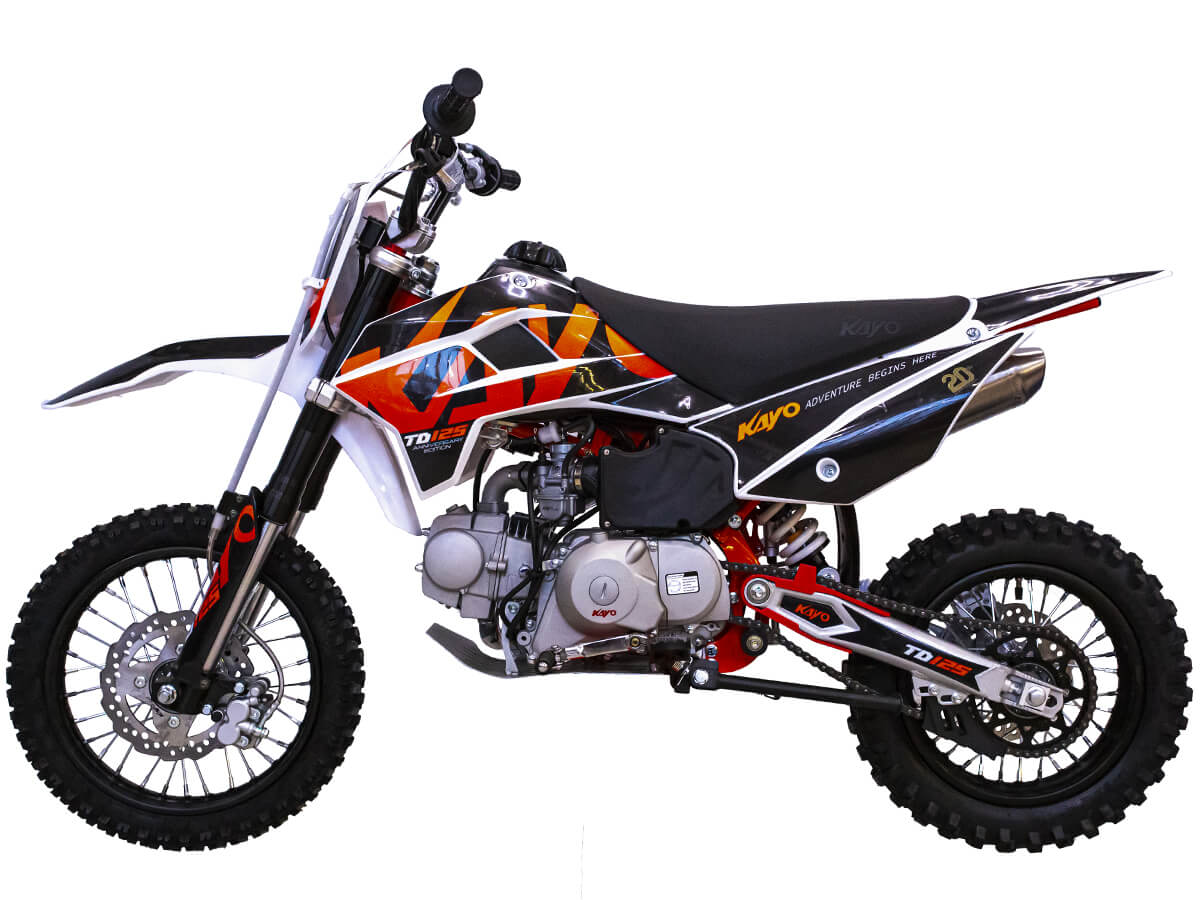 питбайк kayo mini td125 14/12 