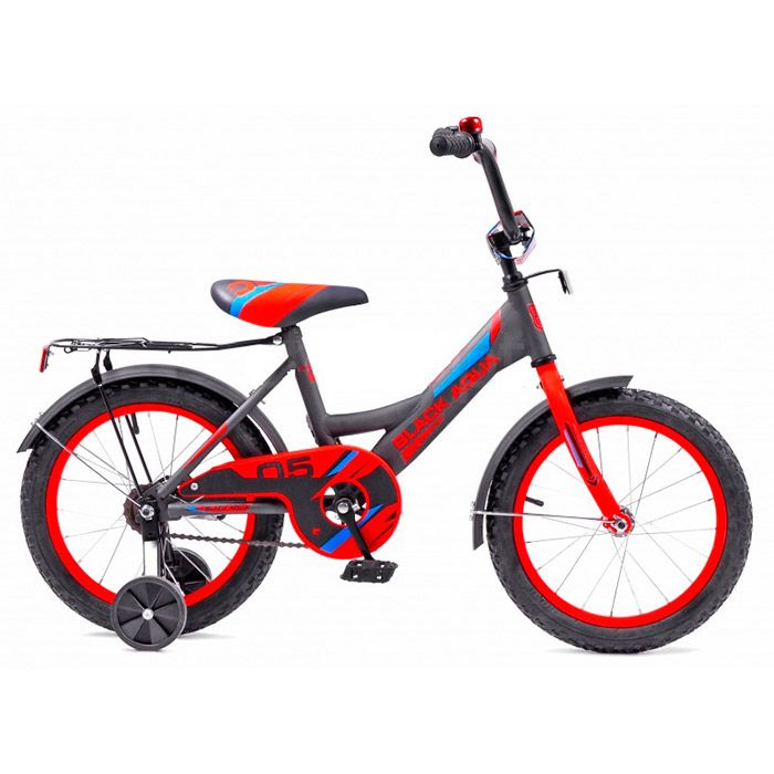 велосипед детский black aqua 20" светящиеся колеса