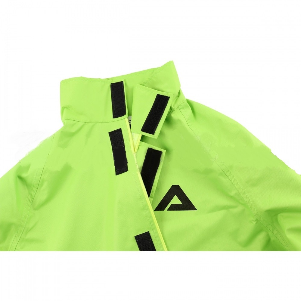 дождевик мембранный (куртка+брюки) ataki adventure hi-vis зеленый,l