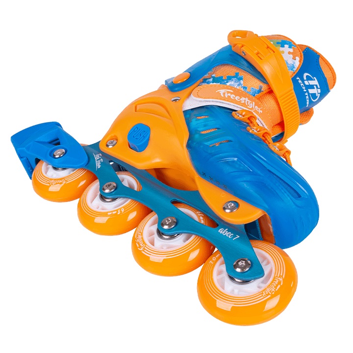 роликовые коньки 36-39 freestyler оранжевые