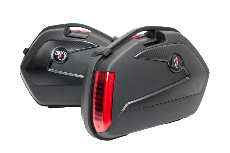 кофры боковые пластиковые комплект, 22л bajaj pn124.030
