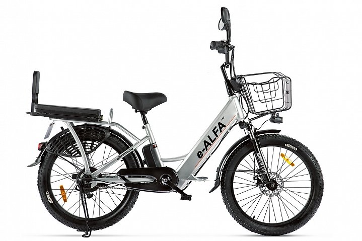 велогибрид eltreco green city e-alfa fat