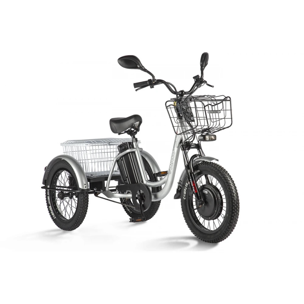 трицикл электрический eltreco porter fat 500