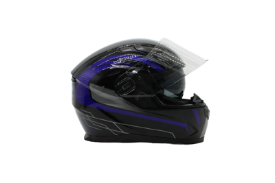 Шлем 129 ROCKOT PD Mumba L интеграл,с двойным стеклом черный/синий