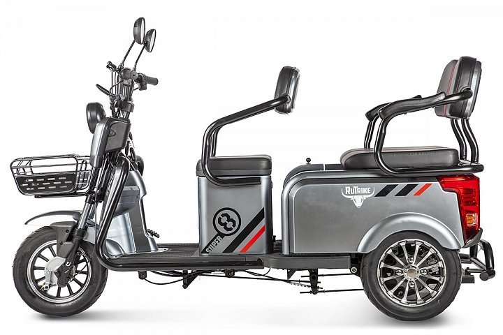 трицикл электрический rutrike экипаж