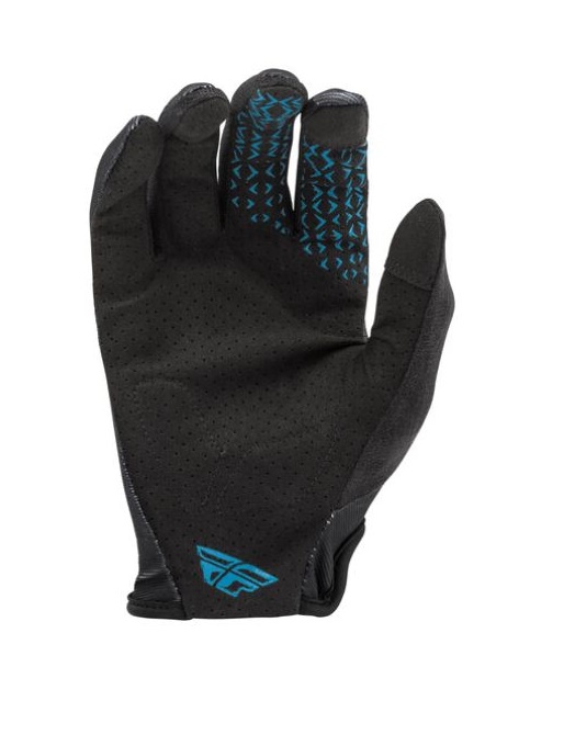 перчатки fly racing media черные/синие 9