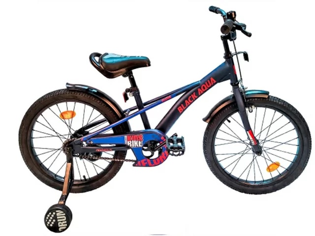 велосипед детский black aqua 20" velorun kg2019