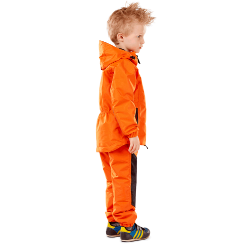 комплект дождевой детский (куртка,брюки) dragonfly evo kids orange мембрана 116-122