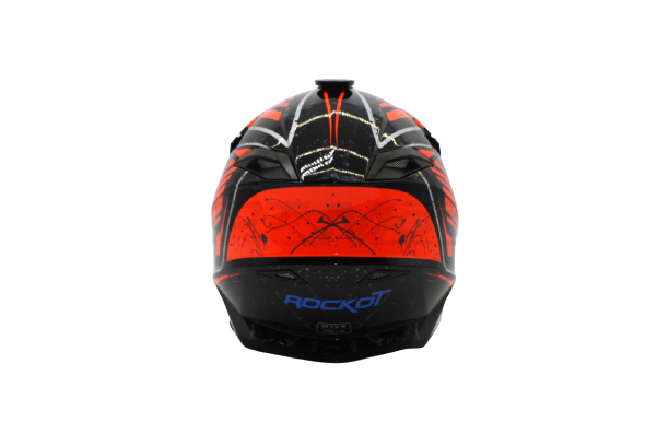 шлем 167 pd rockot sh l кроссовый оранжевый/черный