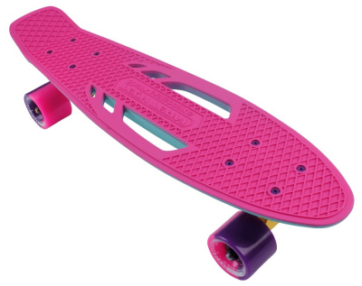 Скейтборд Shark 22 TECH TEAM розовый/голубой