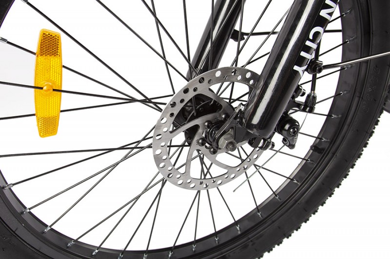 велогибрид eltreco green city e-alfa fat