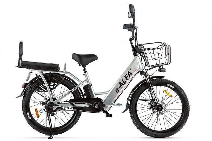 велогибрид eltreco green city e-alfa fat