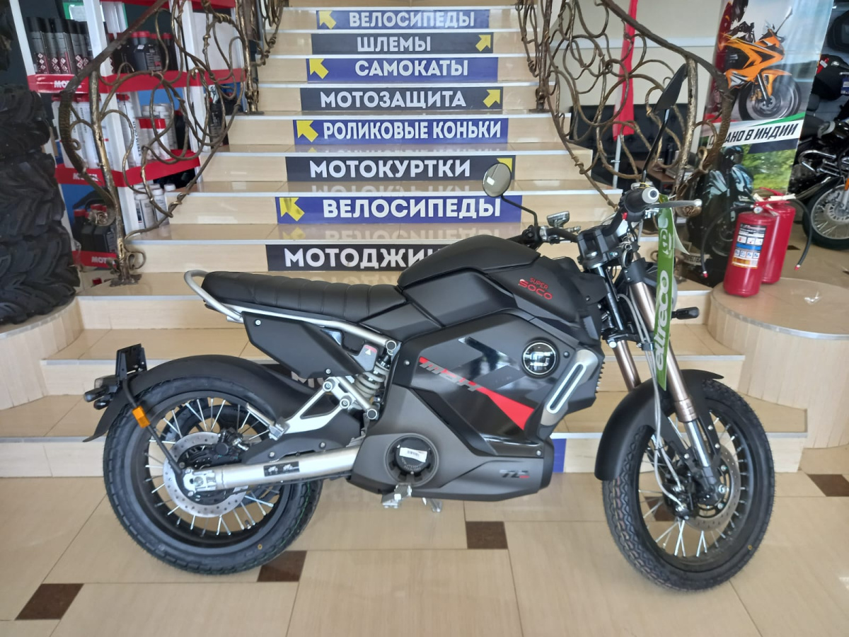 электромотоцикл super soco tc max на спицах (2023)
