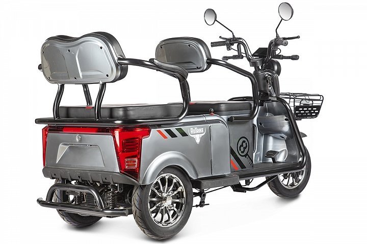 трицикл электрический rutrike экипаж