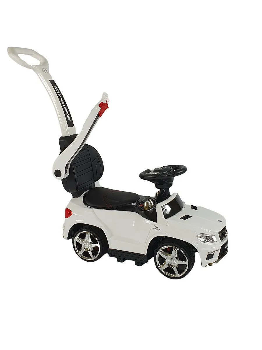 каталка детская river toys мercedes-benz gl63 vip с ручкой