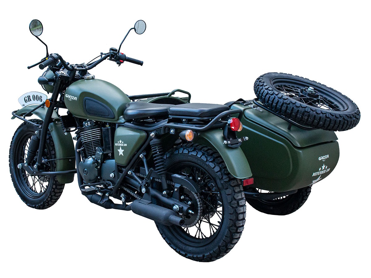 мотоцикл с коляской groza defender 500 efi (2023)