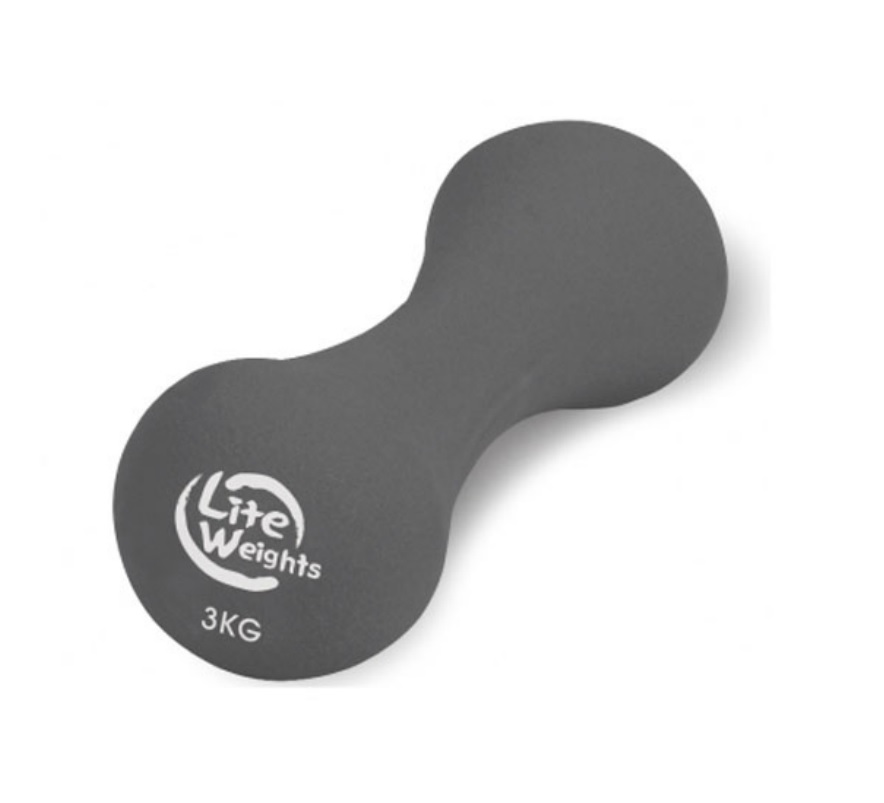 гантель неопреновая life weights 3кг/1шт 2953np