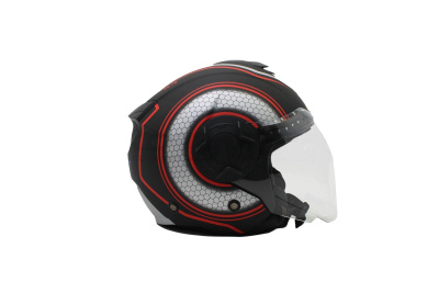 Шлем 625 PD ROCKOT KL KL черный/красный матовый