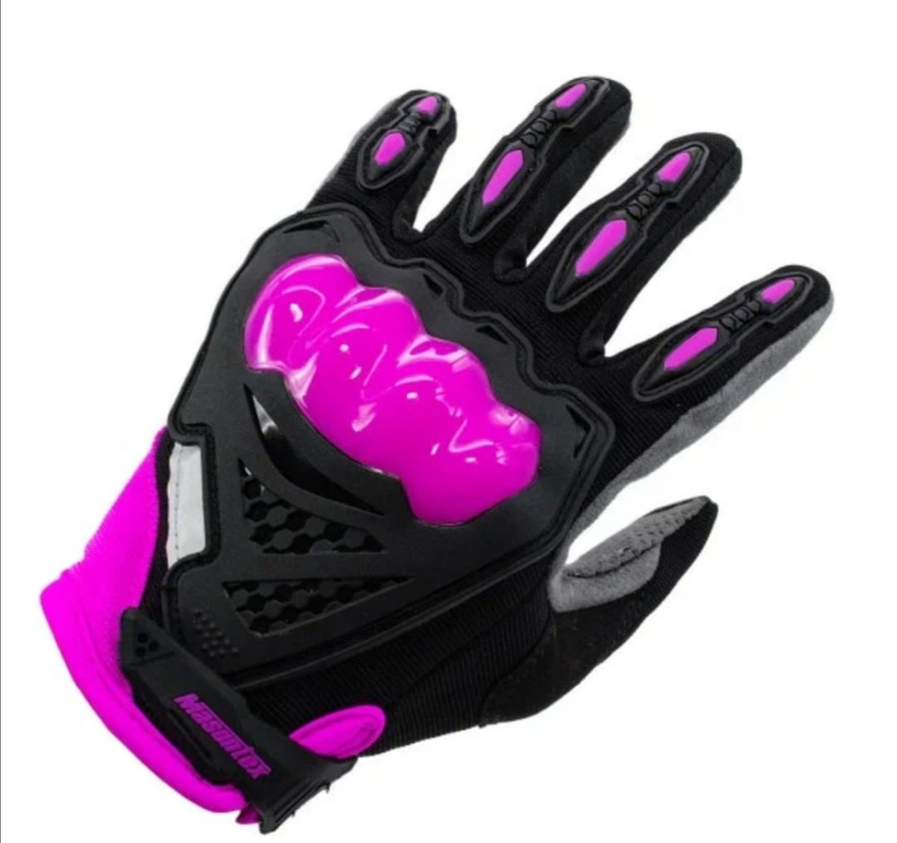 мотоперчатки masontex m35bb junior черный/фиолетовый xxs