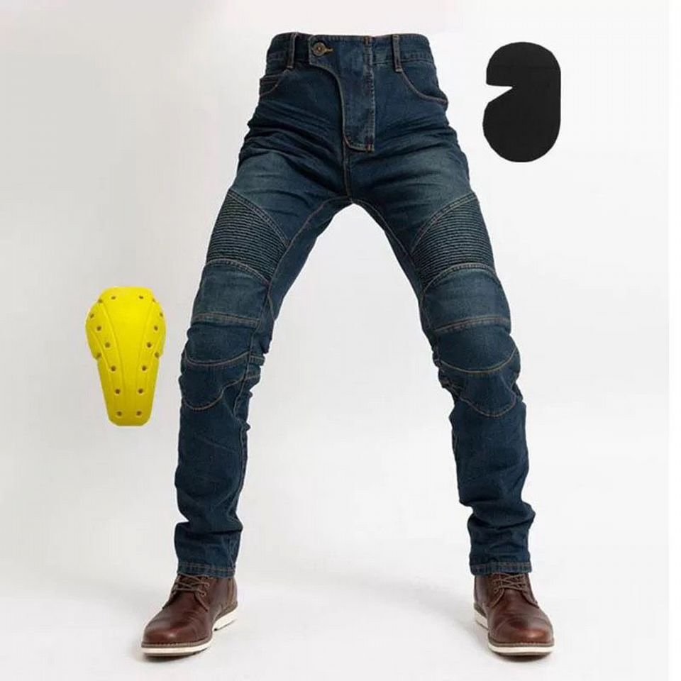 джинсы komine pk718 superfit kevlar d-jeans green, l