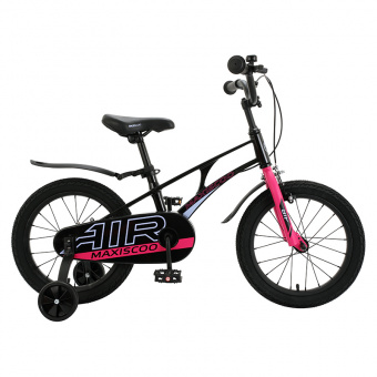 Велосипед детский Maxiscoo Air Стандарт Плюс 16" 2023 Обсидиан