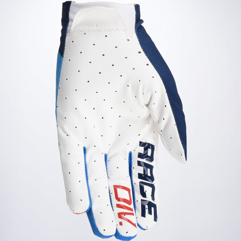 перчатки fxr slip-on lite mx glove xl navy/blue/red
