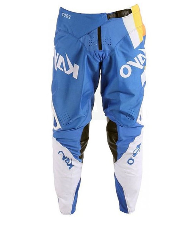 брюки для мотокросса kayo синие/белые  xl 020012-930-8137