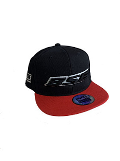 Бейсболка BSE Snapback black-red 