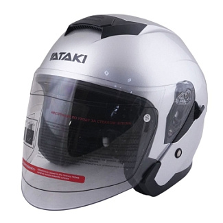 Шлем 526 JK ATAKI открытый со стеклом Solid