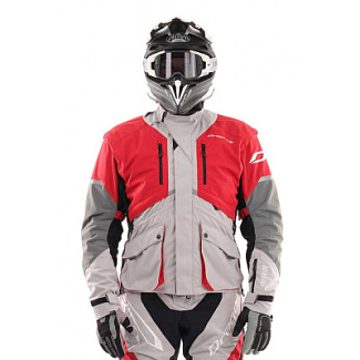 Куртка Эндуро Freeride Dragonfly Grey-Red 